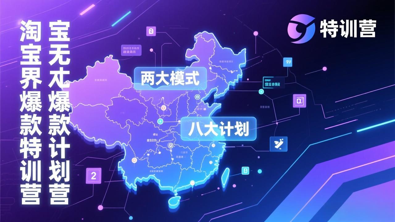 淘宝无界爆款训练营：2026年1月杭州线下高端集训课，3天构建两大模式八大计划体系-小鹏项目网
