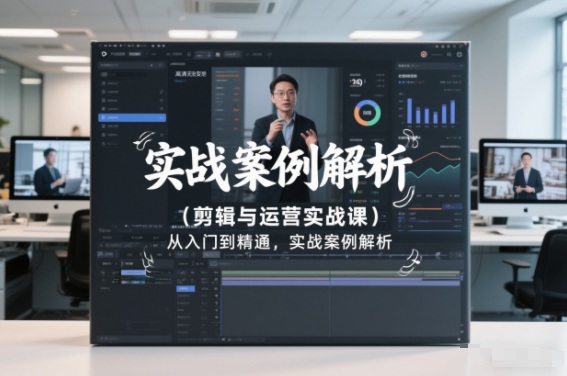 剪辑与运营实战课，从入门到精通，实战案例解析(更新2026)-小鹏项目网
