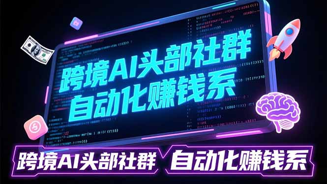 跨境AI头部社群前沿精选：聚焦可落地的AI实战经验，快速构建你的自动化赚钱系-小鹏项目网