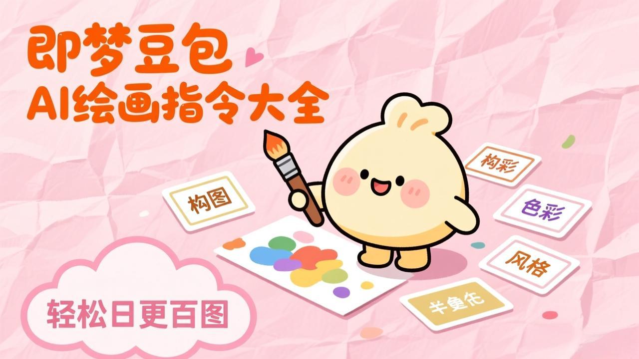 即梦豆包AI绘画指令大全：海量关键词库一键复制，出图效率提升10倍，轻松日更百图-小鹏项目网