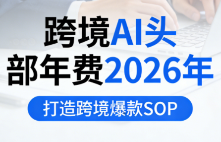 跨境AI头部年费2026年，打造跨境爆款SOP-小鹏项目网