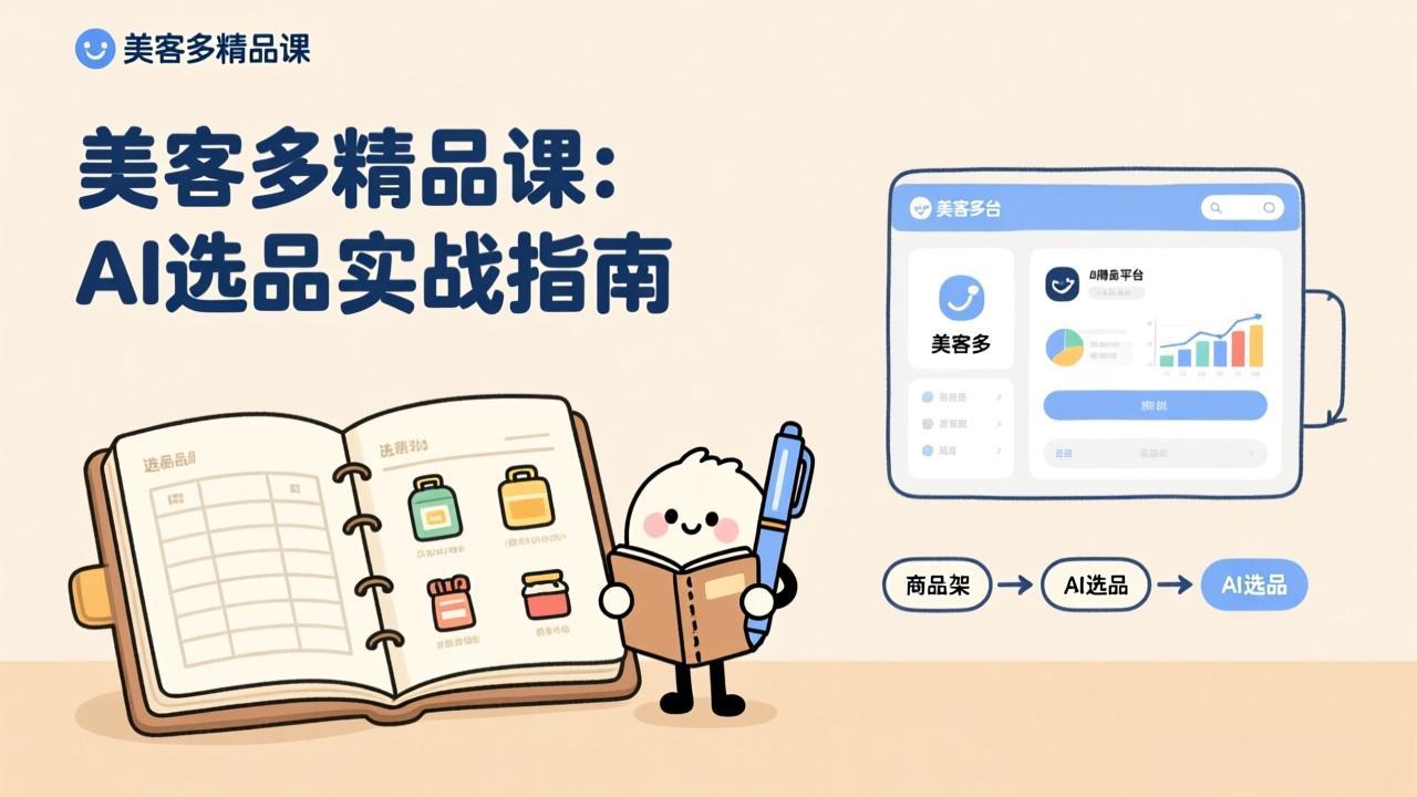 AI+美客多精品课，工具实操、数据选品、AI优化，新手也能快速上手，月入5000+美元-小鹏项目网