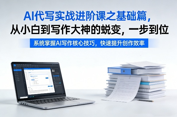 AI代写实战进阶课之基础篇，从小白到写作大神的蜕变，一步到位【揭秘】-小鹏项目网