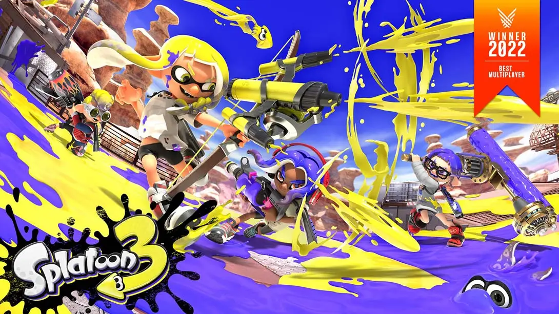 【美版】喷射战士3 斯普拉遁3 Splatoon 3 中文-小鹏项目网