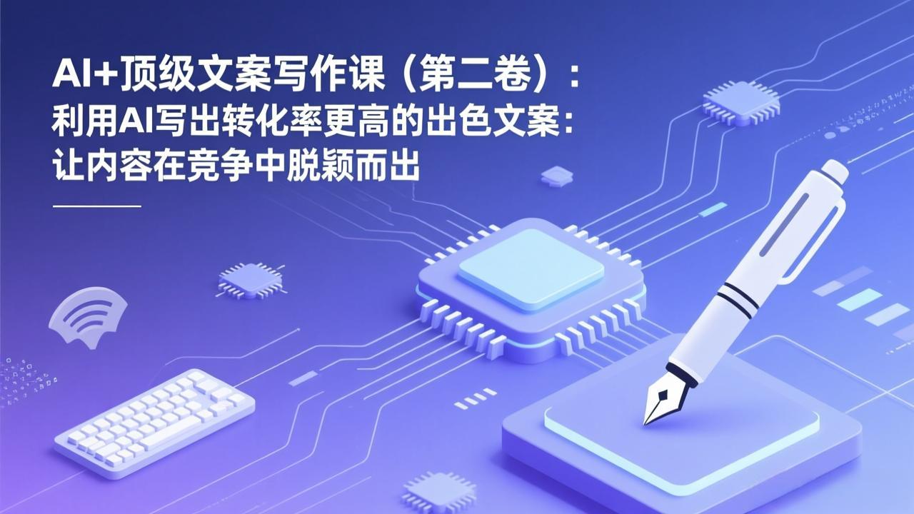 AI+顶级文案写作课(第二卷-小鹏项目网