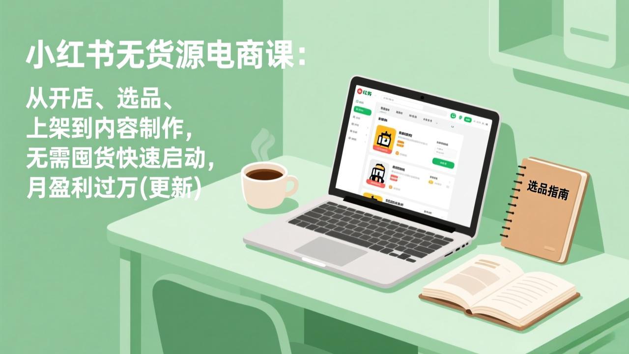小红书无货源电商课(更新-小鹏项目网