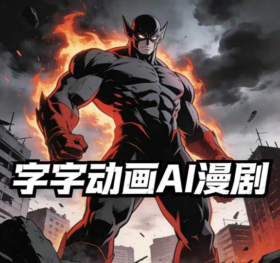 字字动画AI漫剧2026年第1期系统课程，小白看完就能学会实操的漫剧课，单人月收1-3W-小鹏项目网