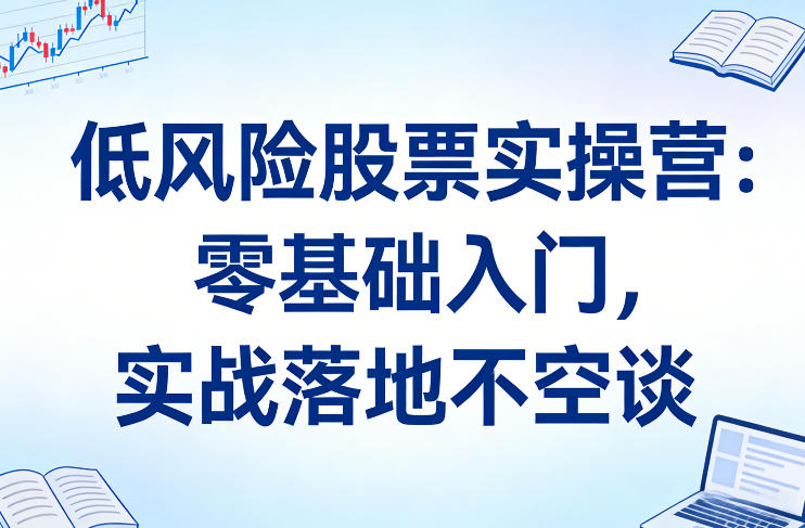低风险股票实操营：零基础入门，实战落地不空谈-小鹏项目网