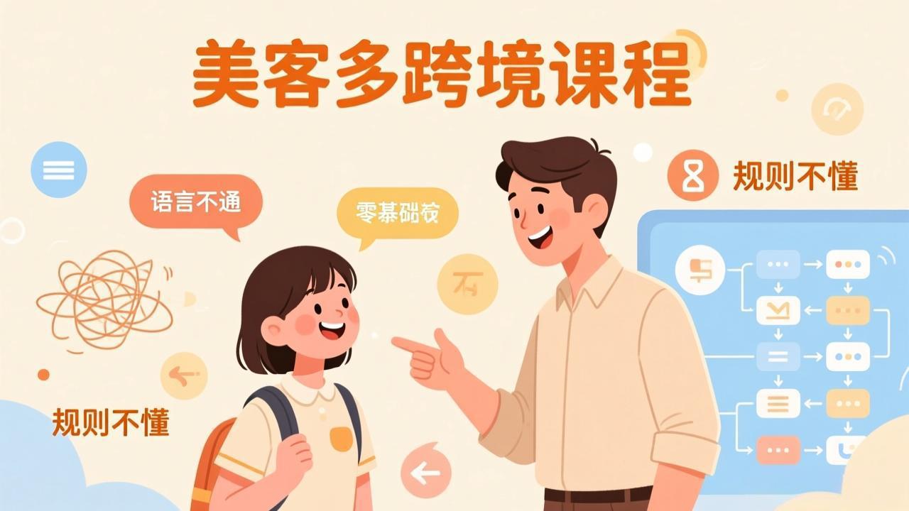怕语言不通、怕不懂规则？零基础小白也能做的美客多跨境课，手把手带你美客多开店稳赚-小鹏项目网