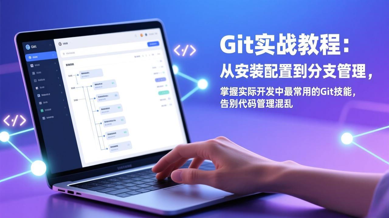 Git实战教程：从安装配置到分支管理，掌握实际开发中最常用的Git技能，告别代码管理混乱-小鹏项目网