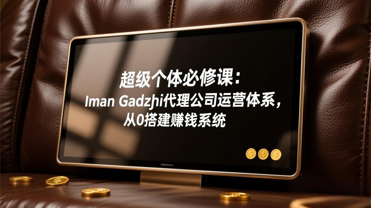 超级个体必修课：Iman Gadzhi代理公司运营体系，从0搭建赚钱系统-小鹏项目网