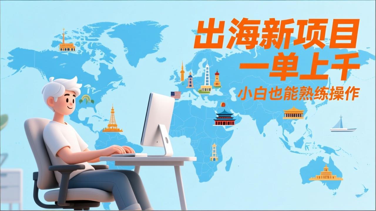 出海新项目，一单上千，小白也能熟练操作-小鹏项目网