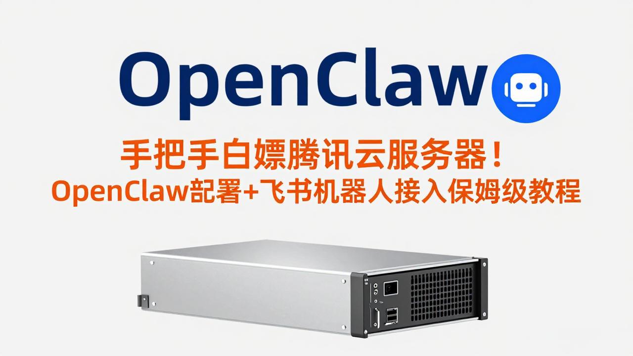 手把手白嫖腾讯云服务器！OpenClaw部署+飞书机器人接入保姆级教程-小鹏项目网