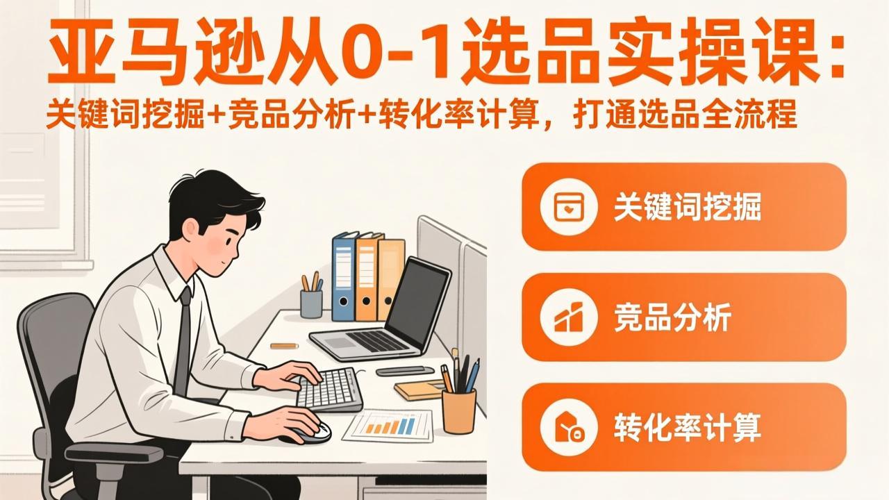 亚马逊从0-1选品实操课(更新3月-小鹏项目网