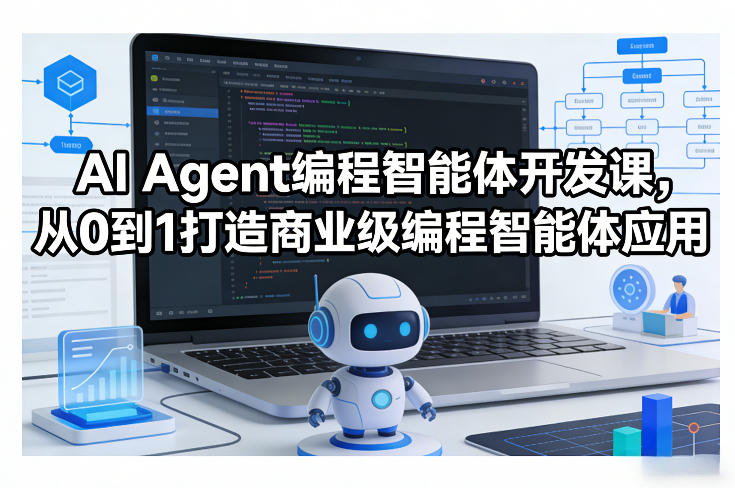 AI Agent编程智能体开发课，从0到1打造商业级编程智能体应用-小鹏项目网