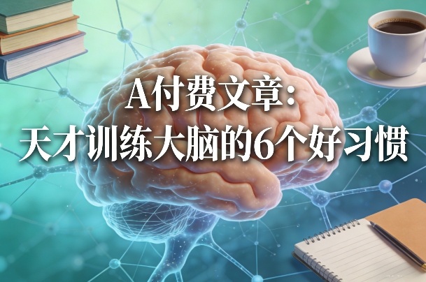 付费文章：天才训练大脑的6个好习惯-小鹏项目网