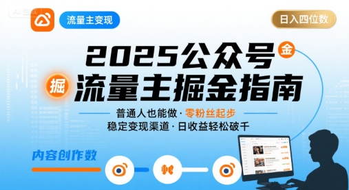 公众号流量主变现项目，普通人也能通过这个项目日入四位数(更新26年3月)-小鹏项目网