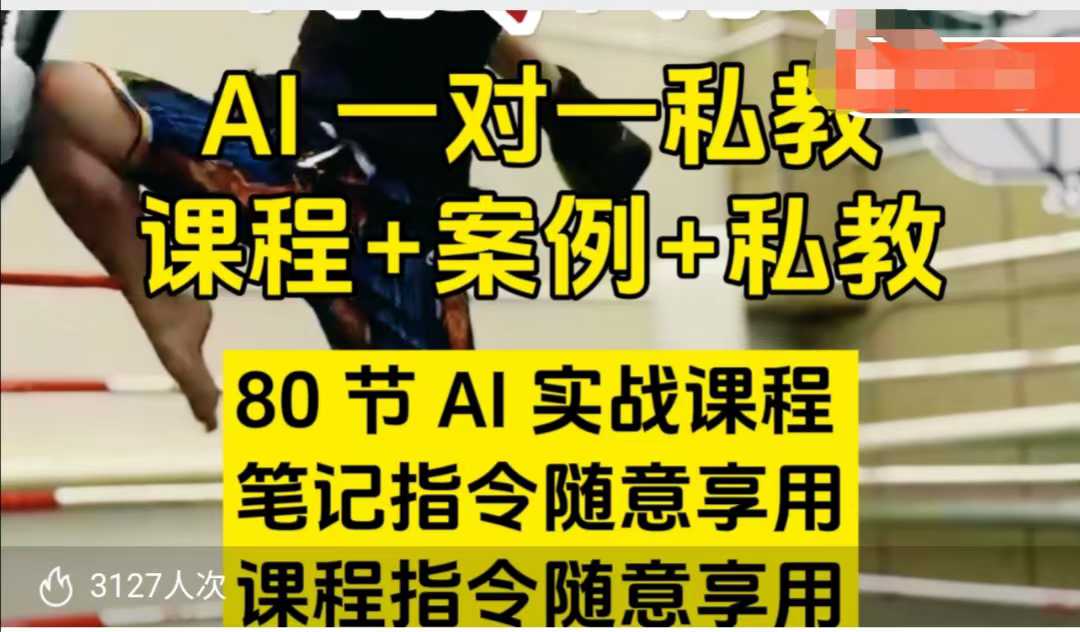 AI指令实战课，课程+案例，80节AI实战课程，笔记指令随意享用，课程指令随意享用(更新26年3月)-小鹏项目网