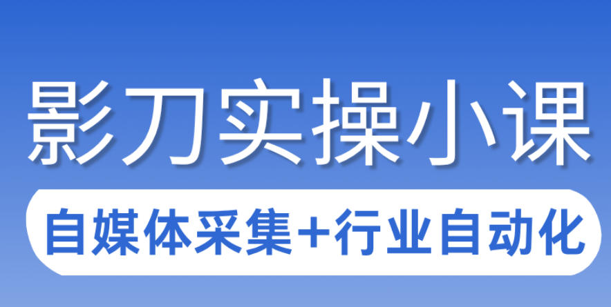 3天攻克影刀RPA：自媒体数据采集+行业自动化全流程-小鹏项目网