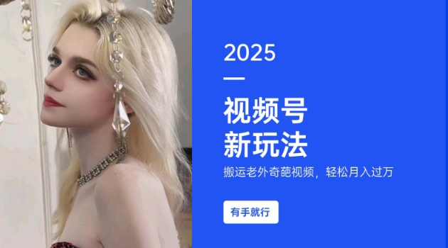搬运老外奇葩视频，撸视频号分成计划收益，每天只需一小时，新手小白轻松月入过W-小鹏项目网