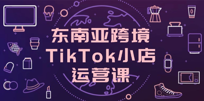 东南亚跨境TikTok小店运营课，掌握店铺设置与流量转化核心技巧-小鹏项目网
