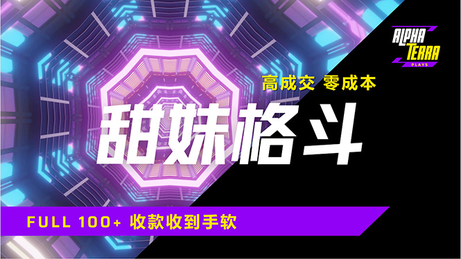 高成交零成本，售卖甜美格斗课程，谁发谁火，加爆微信，日入1000+收款…-小鹏项目网