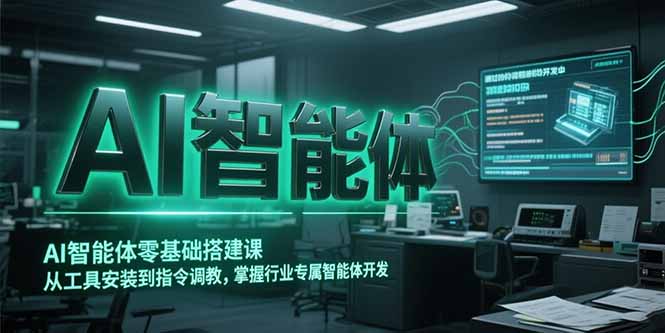 AI智能体零基础搭建课，从工具安装到指令调教，掌握行业专属智能体开发…-小鹏项目网