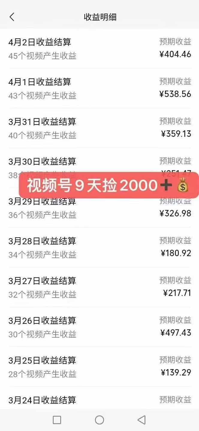 全新托管躺赚项目，微信视频号公众号托管代运营，每天五分钟，收益大几百-小鹏项目网