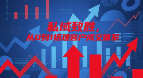 私域致胜，从0到1搭建客户成交体系-小鹏项目网