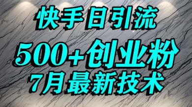 创业粉怎么打？快手精准引流创业粉，宝妈群体日进500+精准流量-小鹏项目网