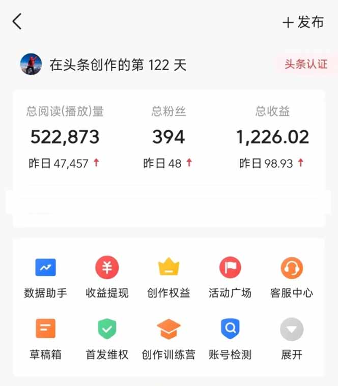 图片[2]-头条号托管躺赚项目，长期稳定，可做五年，每天十分钟，收益几百块-小鹏项目网