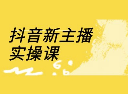 抖音新主播实操课，直播间流量运营线上实操课(18节)-小鹏项目网