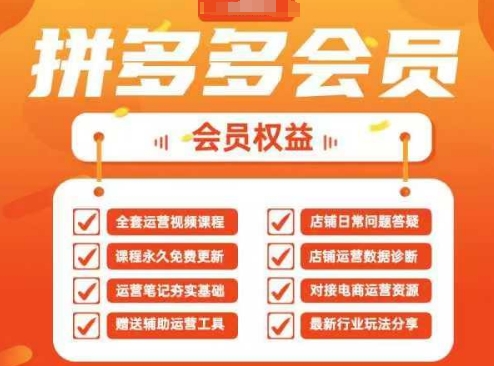 2025拼多多运营实战课，40节全流程教学，覆盖拼多多运营全链路-小鹏项目网