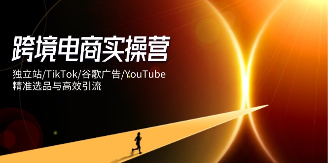 跨境电商实操营：独立站/TikTok/谷歌广告/YouTube，精准选品与高效引流-小鹏项目网