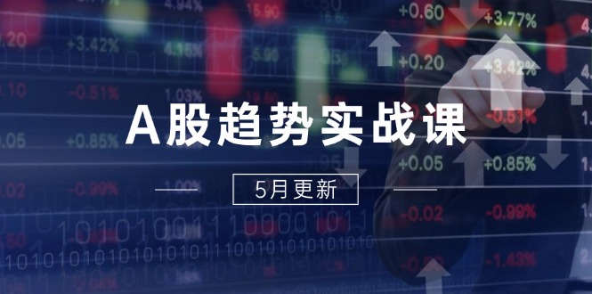 A股趋势实战课：主力动向+政策红利，2025全年策略5月更新-小鹏项目网