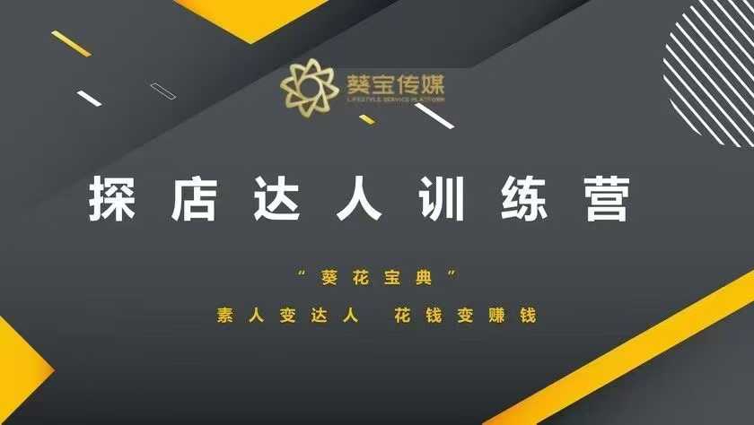 探店达人训练营，素人变达人，花钱变赚钱-小鹏项目网