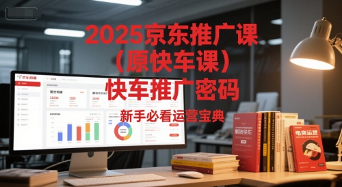 2025京东推广课(原快车课)解锁京东快车推广密码，新手必看运营宝典-小鹏项目网
