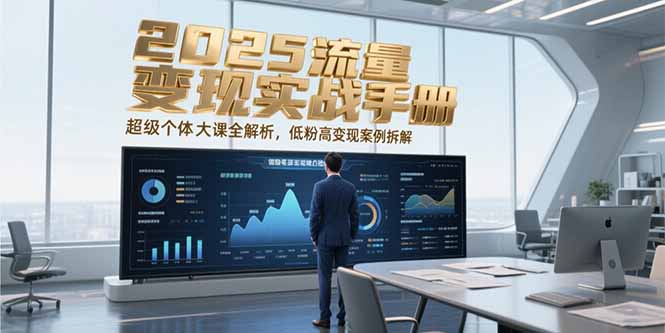2025流量变现实战手册，超级个体大课全解析，低粉高变现案例拆解-小鹏项目网