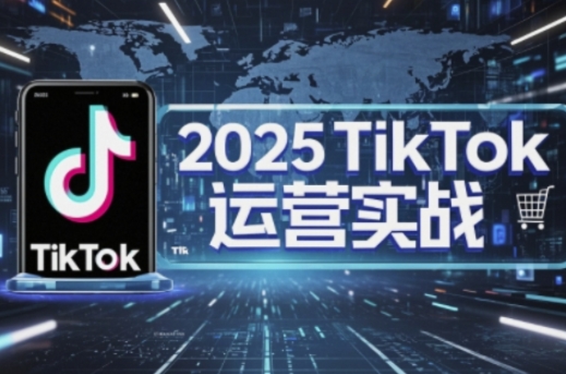 2025TikTok电商运营，掌握TikTok店铺运营核心技巧，实现低成本高转化-小鹏项目网