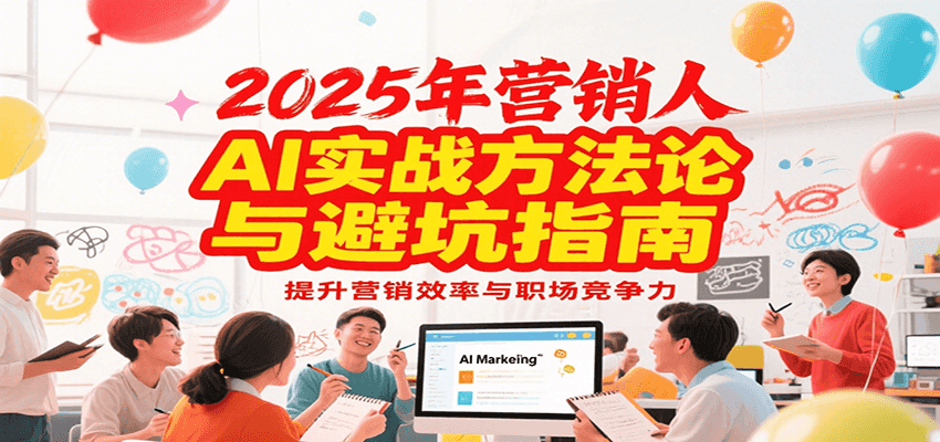 2025年营销实战方法论与避坑指南，利用AI提升营销效率与职场竞争力-小鹏项目网
