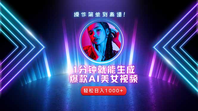 2025年最强副业：用AI做短视频，从零开始打造爆款账号！-小鹏项目网