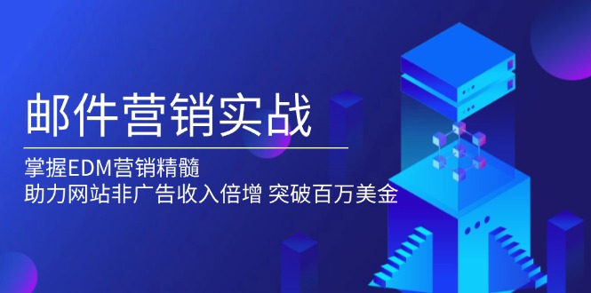 邮件营销实战，掌握EDM营销精髓，助力网站非广告收入倍增，突破百万美金-小鹏项目网