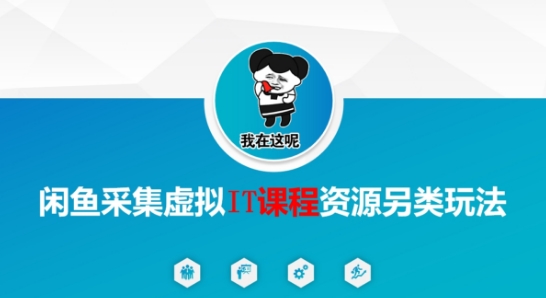 闲鱼采集虚拟IT课程资源另类玩法，干货满满-小鹏项目网