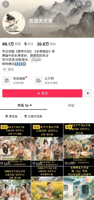 古法五音养生教程，五音疗愈的视频的制作方法，2-4小时就能学会，作者10天涨粉10W-小鹏项目网