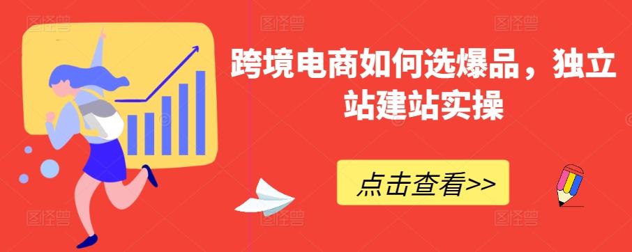 跨境电商如何选爆品，独立站建站实操-小鹏项目网