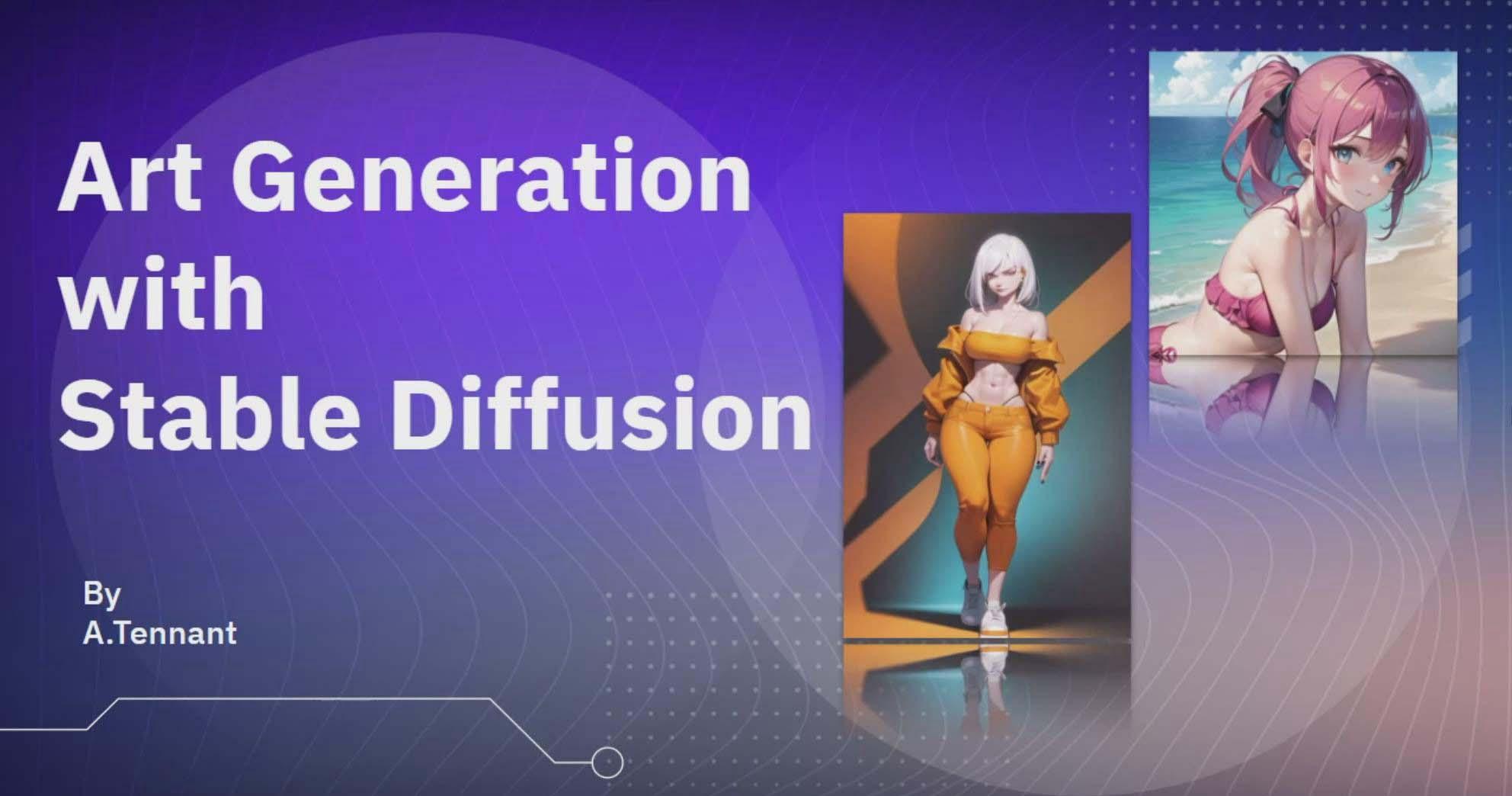 图片[1]-利用Stable Diffusion AI人工智能生成动漫艺术分步教程-14节课-中英字幕-小鹏项目网