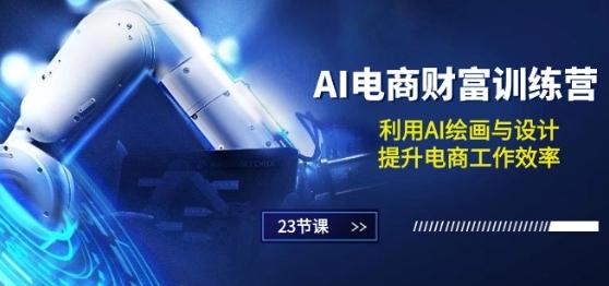 AI电商-财富训练营：利用AI绘画与设计，提升电商工作效率(23节课)-小鹏项目网