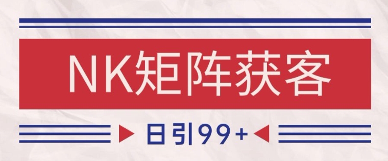 小红书某音NK赛道引流获客 自热矩阵日引200+【揭秘】-小鹏项目网