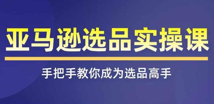 亚马逊选品实操课程，快速掌握亚马逊选品的技巧，覆盖亚马逊选品所有渠道-小鹏项目网