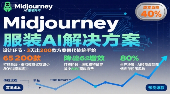 AI在服装领域的运用，使用midjourney做服装辅助企业降低成本-小鹏项目网